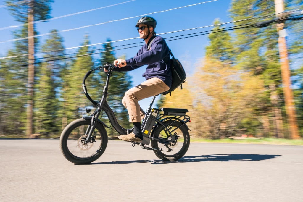 folding electric bike - we were surprised to find the rattan folding near the top of the...