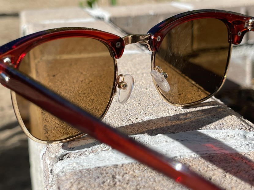 kaliyadi semi-rimless polarized - they're a bit clumsy in their construction, with metal components...