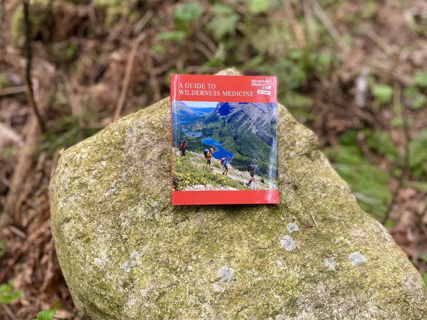 first aid kit - adventure medical kits include a useful instruction book to help...