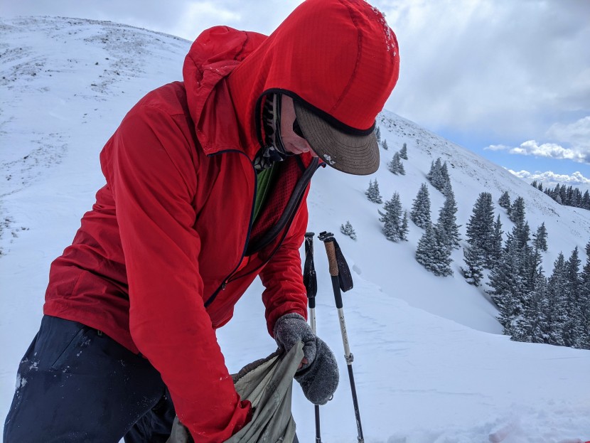 norrona wool round neck - even on mid-winter tours, this base layer keeps us plenty warm...