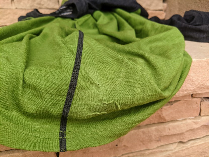 norrona wool round neck - despite a bit of piling, this top sure stood up to the friction of...