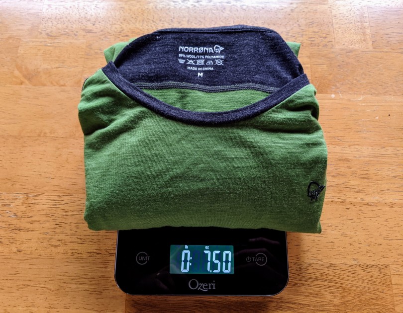 norrona wool round neck - though it weighs a bit more than similar layers, this top still...