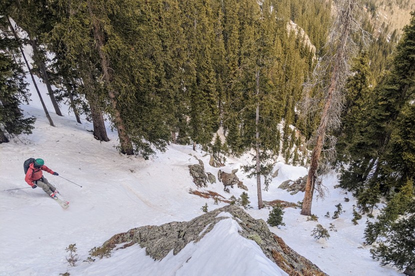 patagonia capilene cool merino long sleeve - though not necessarily our first choice for frigid, mid-winter...