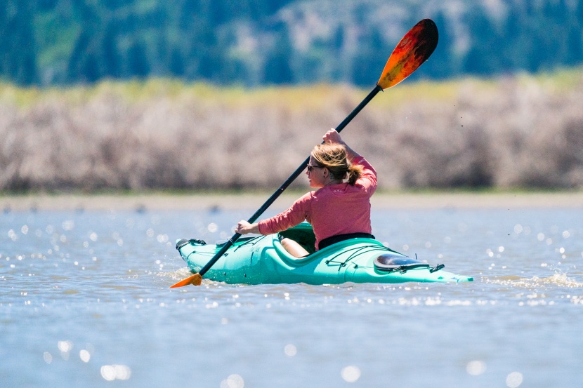 pakayak bluefin 142 - low sides on the cockpit can let waves crash in if you&#039;re not fully...