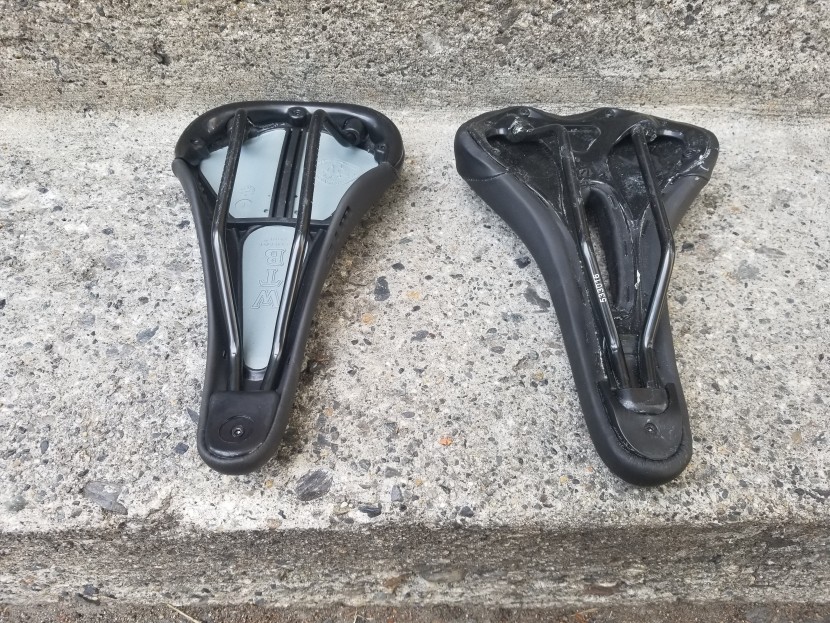 similar steel rail construction and plastic undercarriages support...