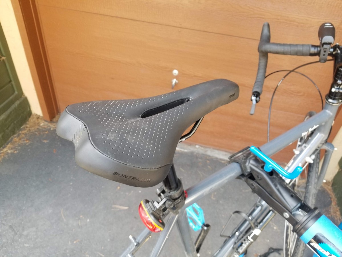 Bontrager Sport Saddle Review (The only concern was the stitching in the rear but it held up during our testing with no visible signs or symptoms of...)
