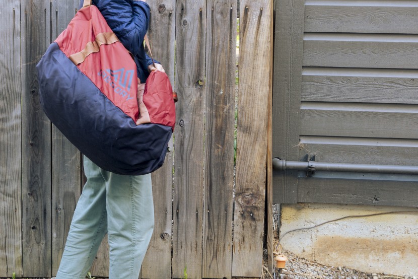 gregory supply duffel - you can carry this bag by its adjustable shoulder strap, but it...