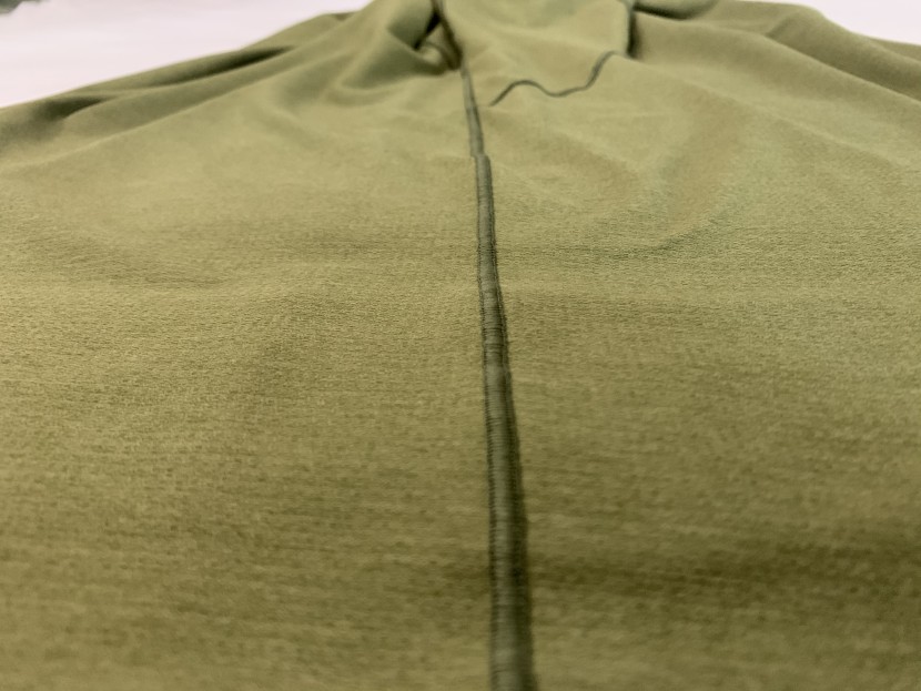 running shirt - merrow stitching may add a little bit of weight, but we observed...