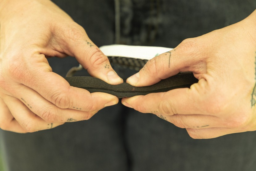 sanuk yoga mat - the foam footbed is lightweight and hugs your feet like memory foam.