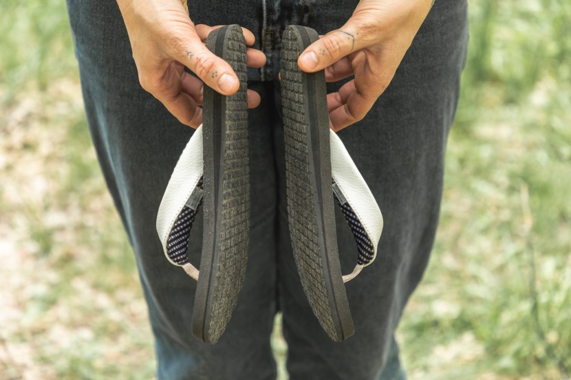 sanuk yoga mat - these comfy, lightweight flips are great for travel.