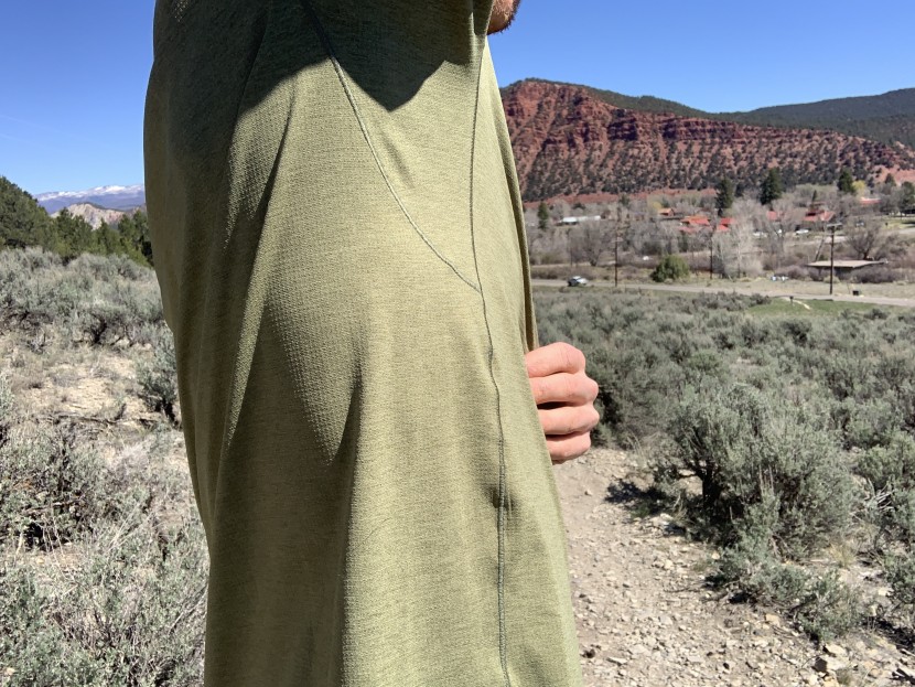 arc&#039;teryx cormac crew short sleeve - ergonomically mapped &quot;merrow stitch&quot; seams elevate the fit without...