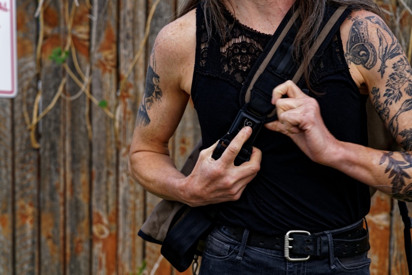 messenger bag - quick release buckles on the strap make getting into and out of your...