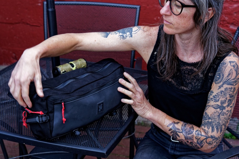 messenger bag - reflective panels on the a bag help to maximize visibility - and...