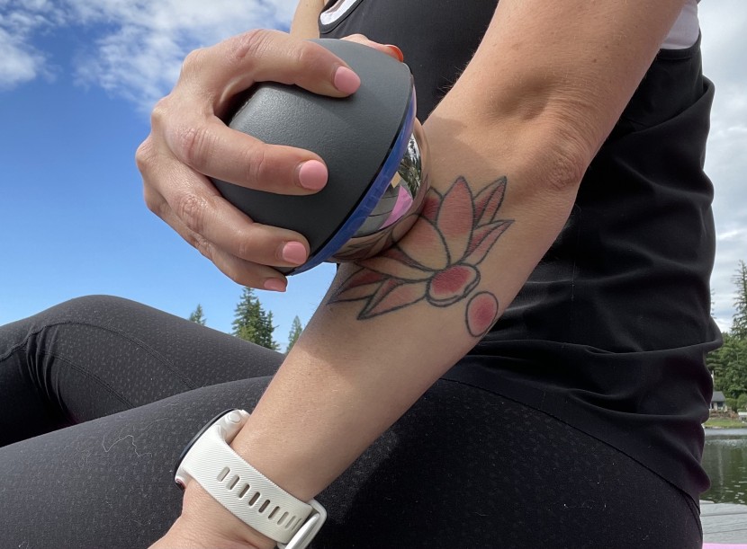 massage ball - we love using the icy recoup cryosphere on areas where annoying...