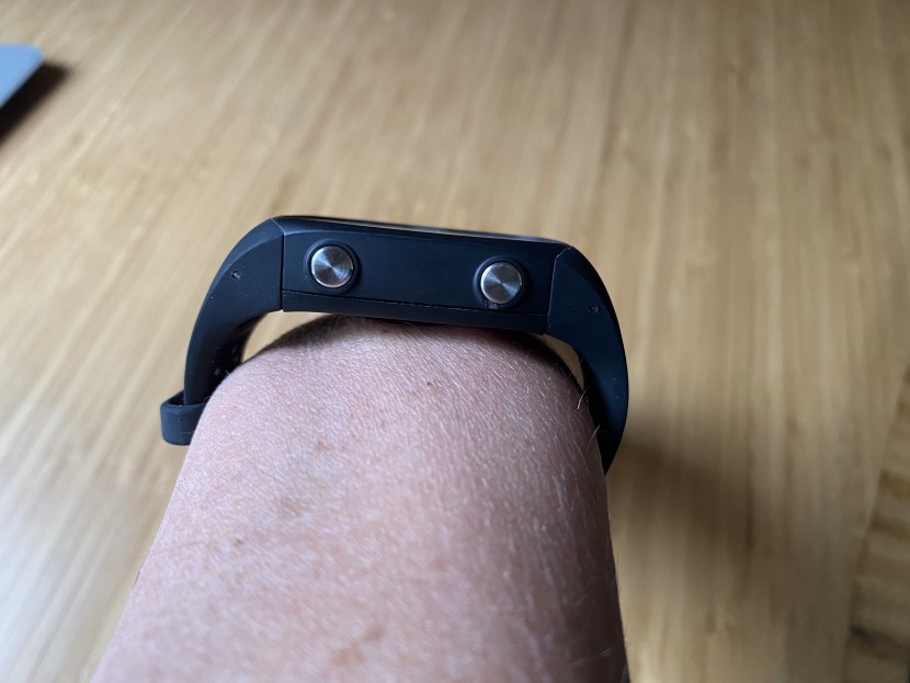 polar m430 hr - the fit is larger and a bit thick, but we do like the watch face...