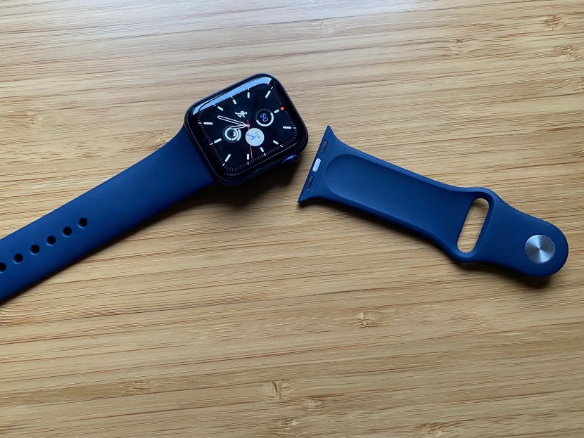 apple watch series 6 - a simple and sleek design. the body of the watch easily releases...