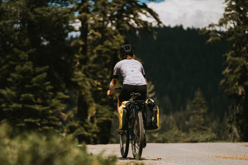 burley pannier set - the burley bags in tow for a long haul gravel tour.