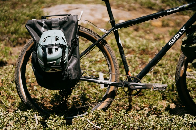 our tester's helmet was safe and secure as we searched for a camp...