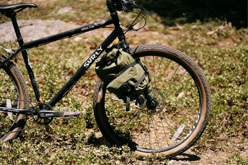outer shell pico panniers - the testers surly sporting the tiny but mighty, fully-loaded...