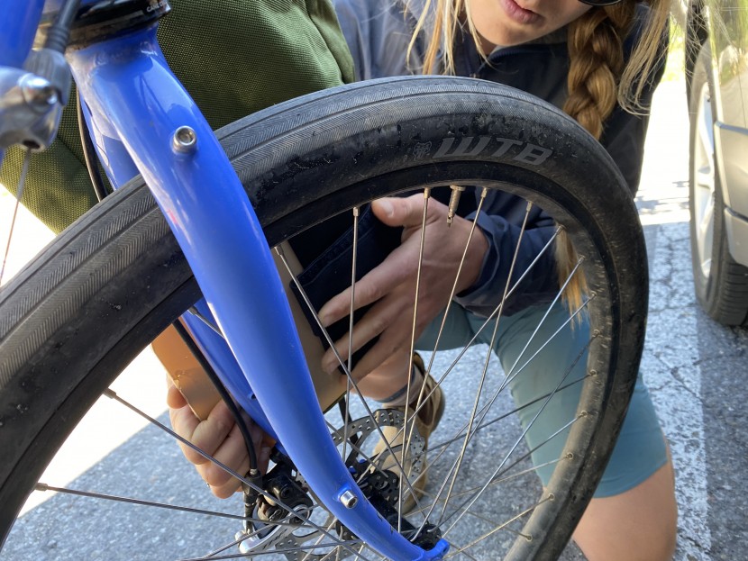 outer shell pico panniers - the mounting system for the pico panniers was a bit time-consuming...