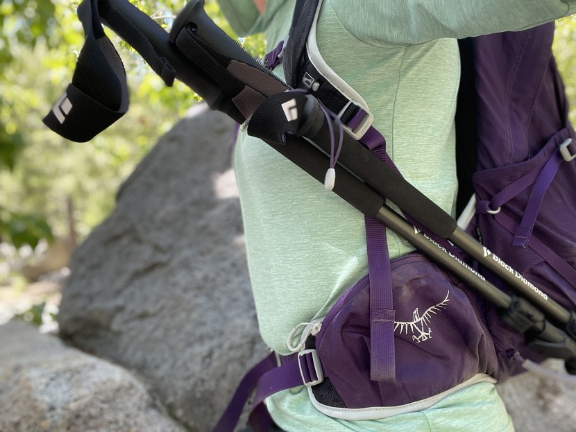 osprey tempest 20 - osprey&#039;s stow on the go system is a quick fix for getting your poles...