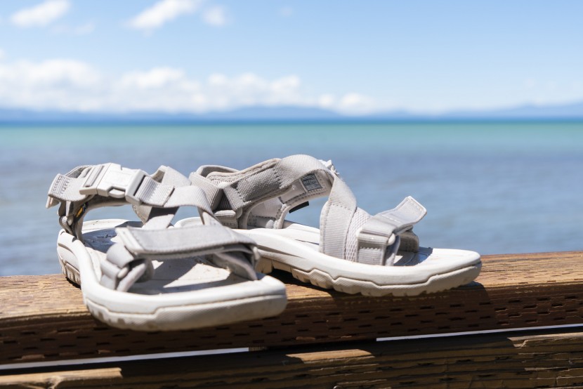 water gear - a good sandal choice for town-to-trail. this is not a highly...