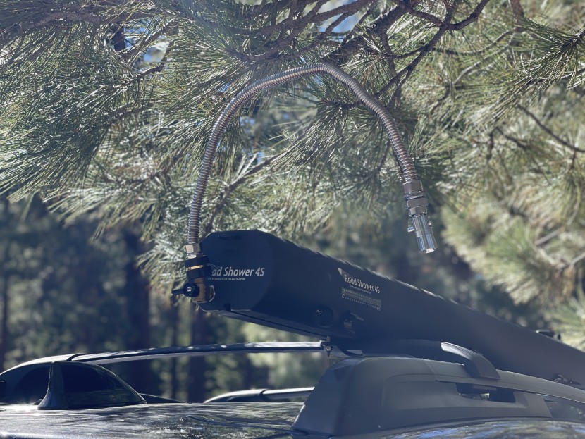 the flexhead attachment, all hooked up and ready to go.