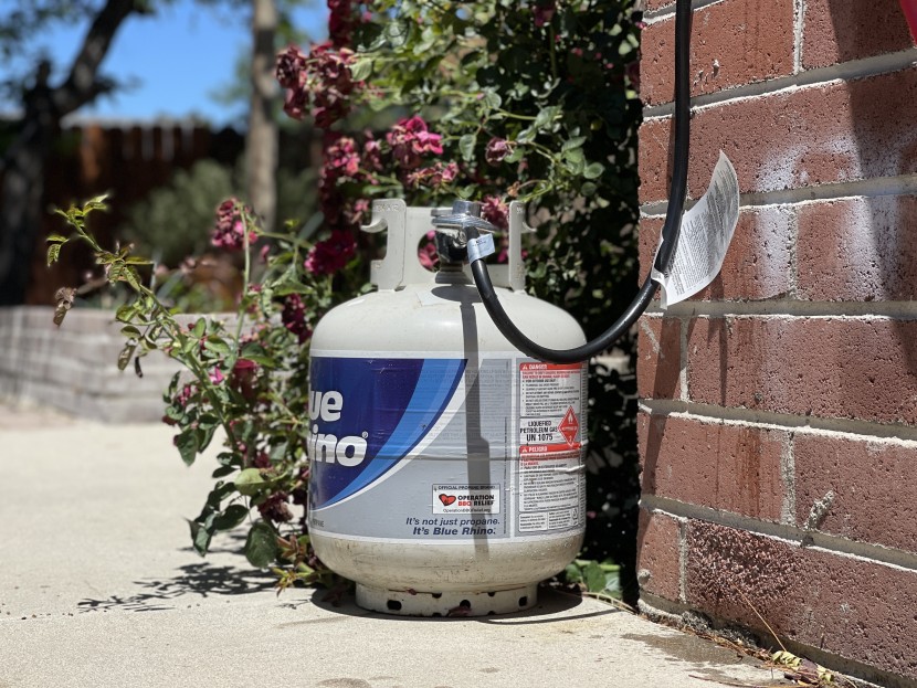 camplux pro series 6l - don&#039;t forget the propane - and the hose and the d batteries and the...