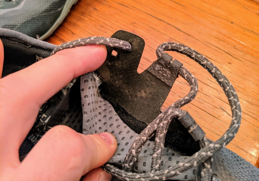 laces are set into tough, durable eyelits securely anchored to the...