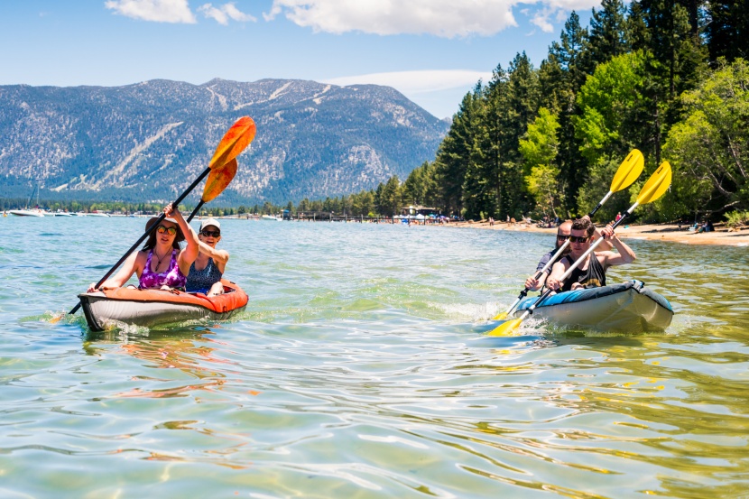inflatable kayak - paddling with a partner isn&#039;t always fun if there&#039;s not enough space...
