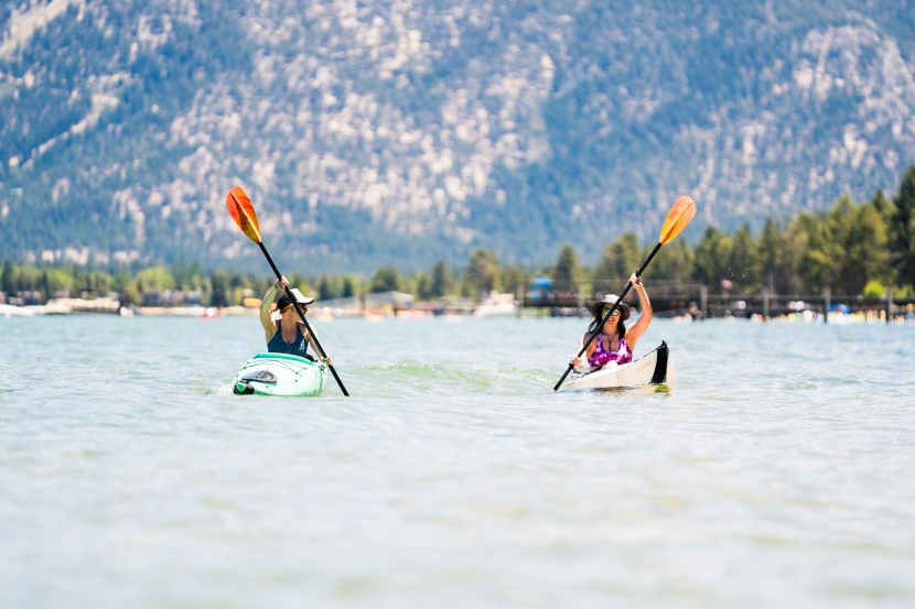 inflatable kayak - narrow kayaks are more tippy but more maneuverable and better suited...