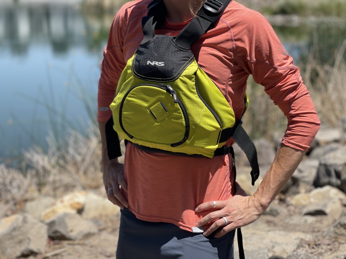 NRS Ninja Review (The Ninja is a low profile PFD that keeps your arms free for intense paddling.)