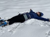 Snow angels, brought to you by windbreakers.