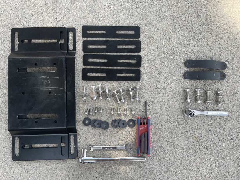 waterport weekender - all the hardware (aside from the tanks/showers themselves) and tools...