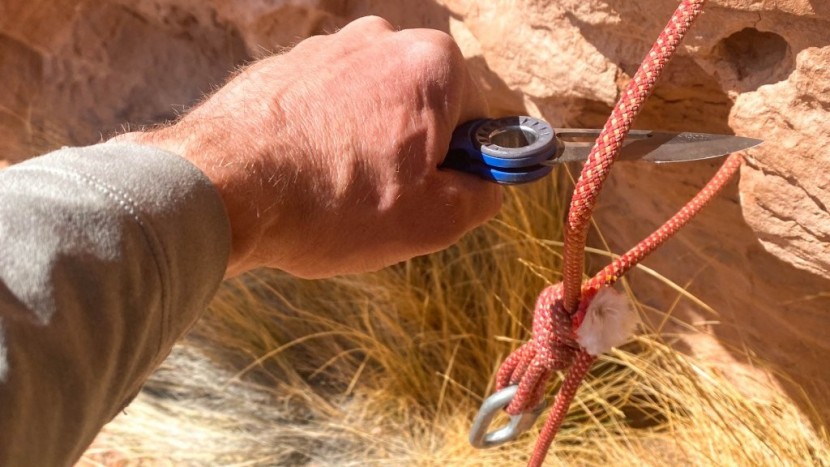 petzl spatha - this is exactly what you picture doing with your climbing knife;...