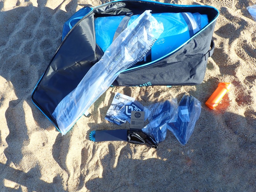 gili komodo - included in the bag for the gili komodo is the board, paddle, 4-part...