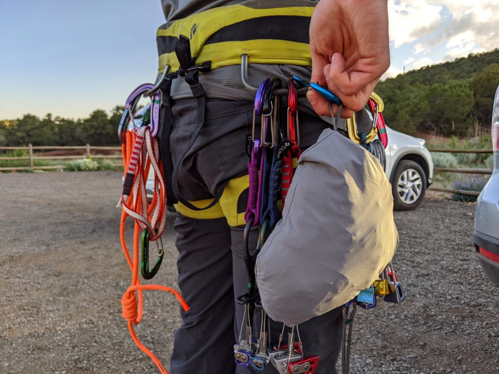 black diamond alpine start hoody - a large carabiner loop makes it easy to rack up this lightweight...