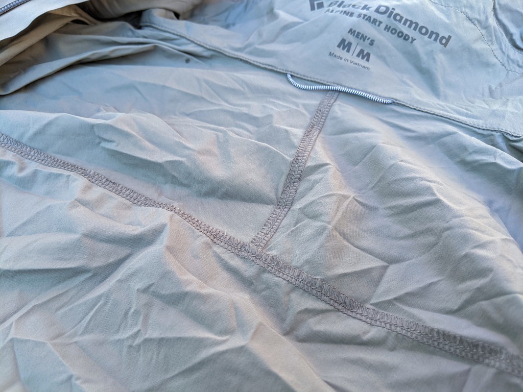 black diamond alpine start hoody - flatlock seams and articulated panels only increase the mobility of...