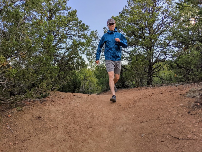 outdoor research helium wind hoodie - as long as you keep your arms in motion, warm air and moisture are...