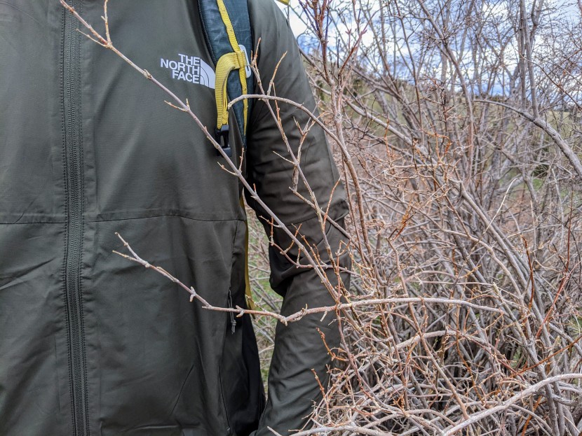 the north face flyweight hoodie - the polyester face fabric is soft and comfortable when worn...