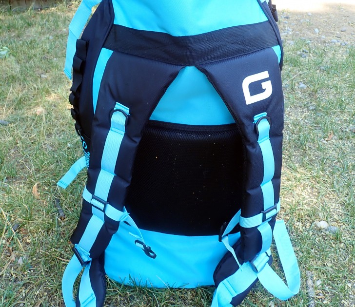 adjust the gili komodo pack using the many straps to increase...