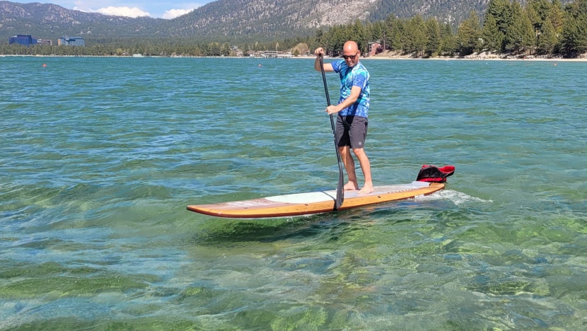 waves can be a bit tricky with this blunt-nosed board.