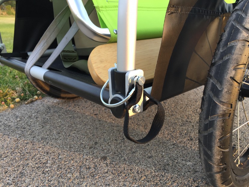 burley design flatbed - the pin/clip system made for an extremely easy and quick setup...