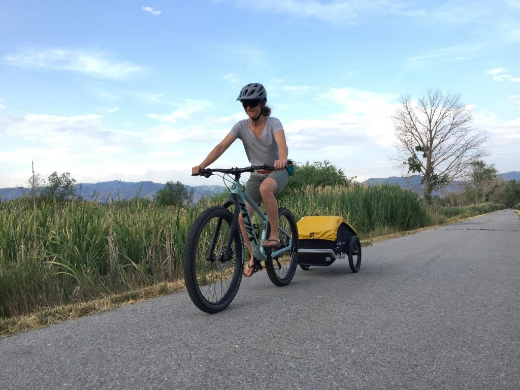bike cargo trailer - the nomad is an excellent trailer that offers a hefty payload...