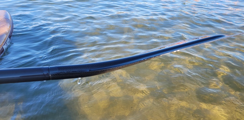 aqua bound malta carbon 2-piece - the offset blade is set at 10-degrees, perfect for most people.