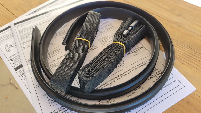 inno racks shadow 16 - the included rubber material to minimize water intrusion after...