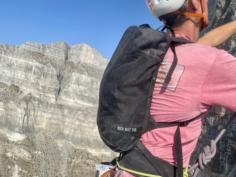 climbing backpack - the long back length of the rock blitz is best suited to taller...