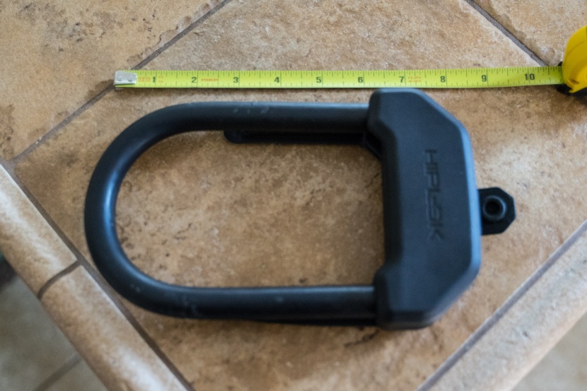 hiplok dx wearable u-lock - this lock&#039;s diminutive size is its main limiting factor.