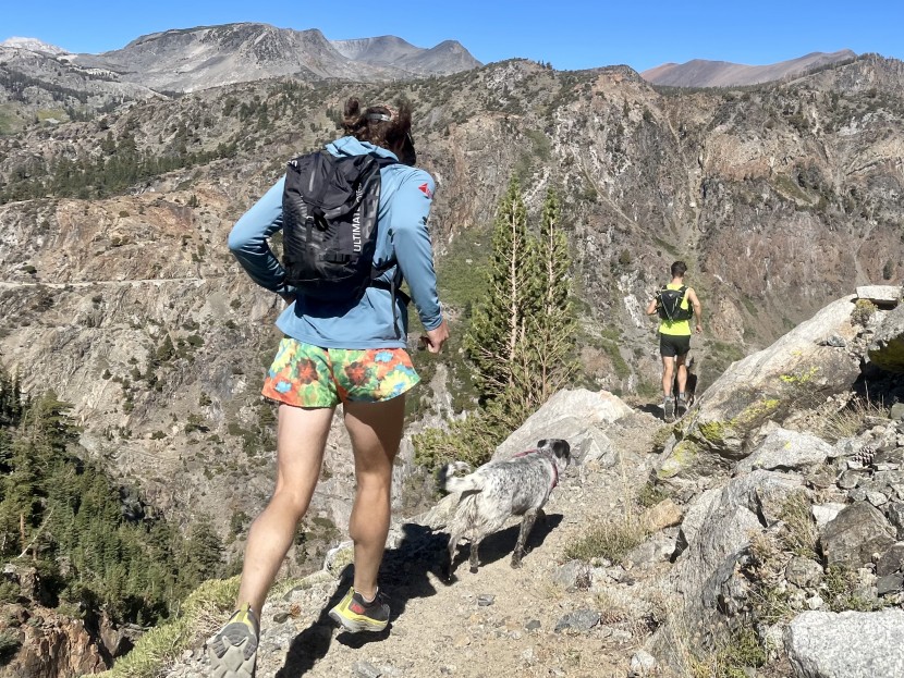 ultimate direction scram - testing versatility on a trail run.