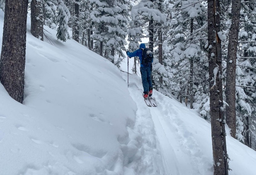 atomic backland tour - we put the latest tester backland tour bindings on a pair of huge...